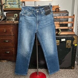 NWT Banana Republic High Rise Straight Ankle Jeans